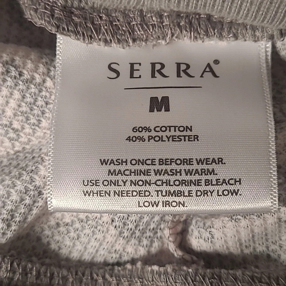New with tags! Serra Womens Medium thermal leopard print matching pajama set